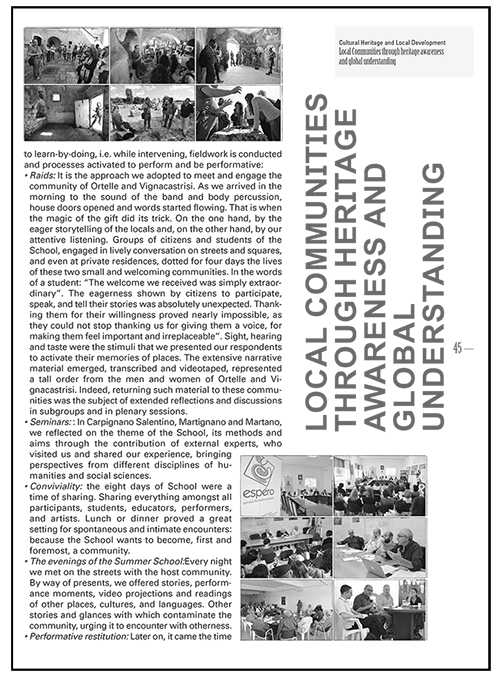 Local communities through heritage awareness and global understanding_Cover_500
